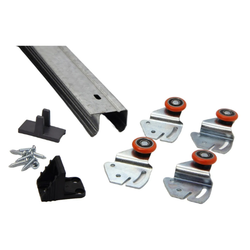 KIT  Ducloset  Simple - Corredizo para 2 Puertas Colgantes - Riel x 3 mts.